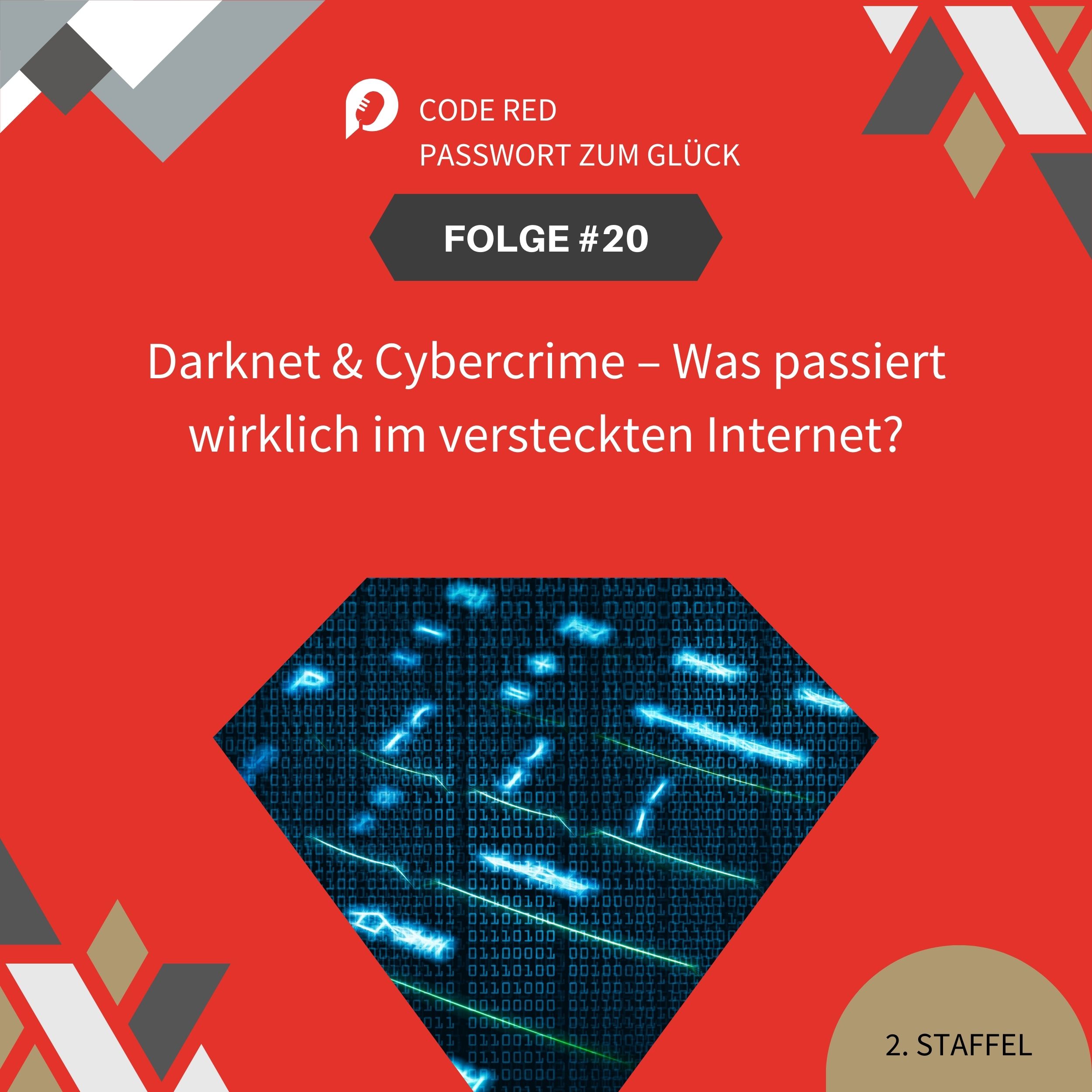 Darknet und Cybercrime – Person an Laptop mit anonymer Netzwerkverbindung